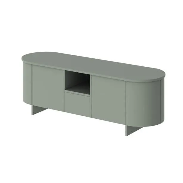 Szafka RTV MILETO 163 zielona I sklep meblowy MIRAT. styl PASTELE