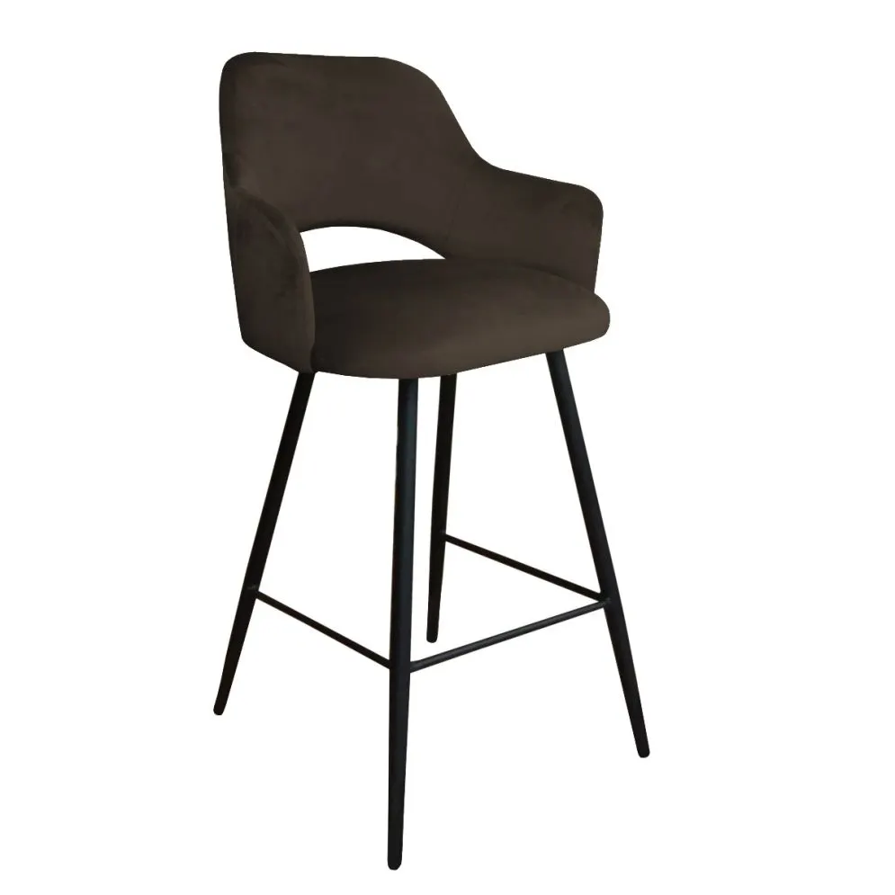 Hoker NAPO VELVET brązowy do salonu | MIRAT.