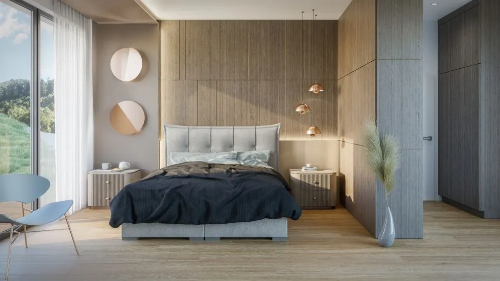 Łóżko kontynentalne MASALI 180 szare velvet z pojemnikiem | MIRAT. w stylu GLAMOUR kolekcja