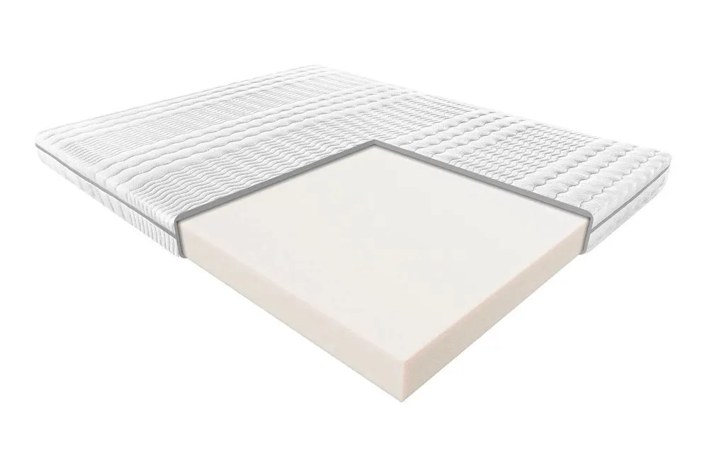 Materac piankowy HERMES 160x200 średnio twardy z pokrowcem do prania | MIRAT.