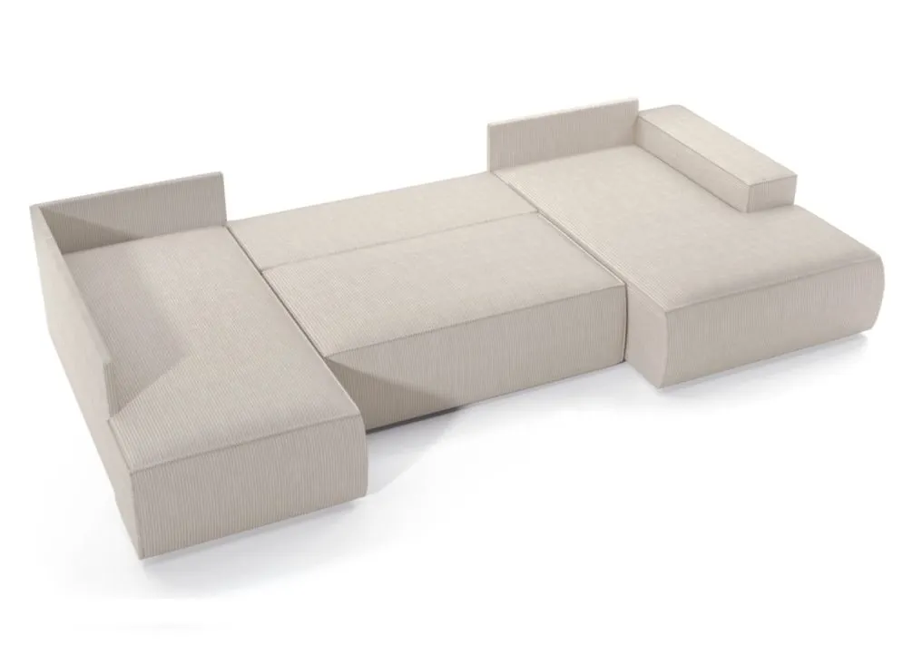 Narożnik z funkcją spania FELICIA U2-140 kremowy prawy/lewy I sklep meblowy MIRAT. kolekcja FELICIA
