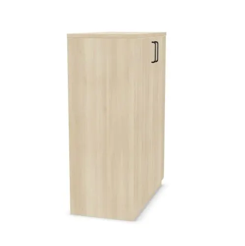 Komoda biurowa EASY SPACE CABINET H-D2 3-OH 80cm akacjowa zamykana I sklep meblowy MIRAT.