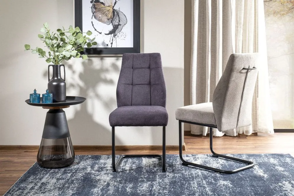 Stolik kawowy TIFFANY A 50x50 czarny metalowy do salonu I sklep meblowy MIRAT.