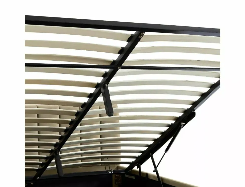 Łóżko tapicerowane MONTREAL VELVET 160x200 beżowe z pojemnikiem z podnośnikami gazowymi I sklep meblowy MIRAT. styl GLAMOUR