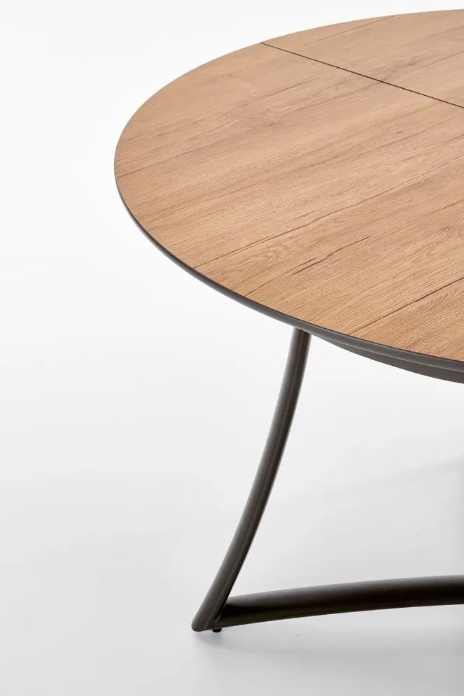 Stół rozkładany MORETTI dąb złoty/antracyt | MIRAT. styl LOFT