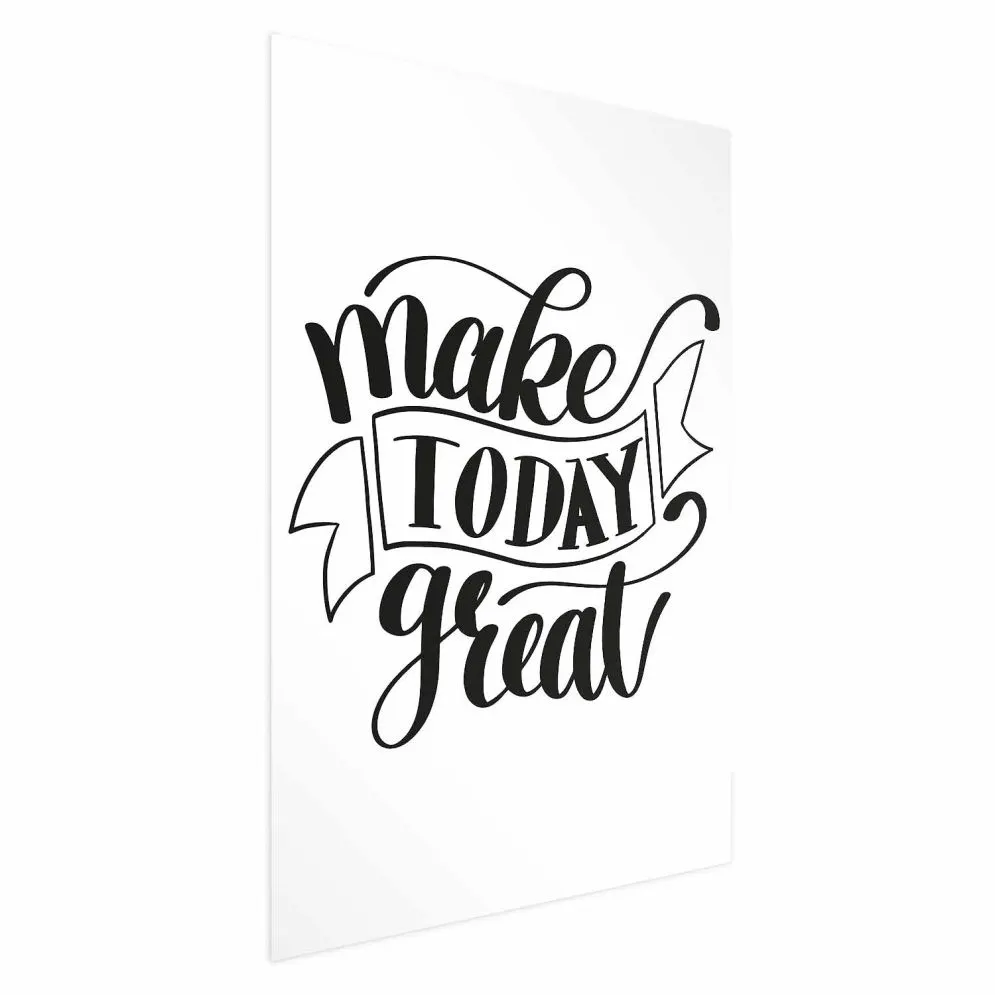 Plakat Make today great 29,7x42 cm bez ramy bez marginesu | MIRAT.