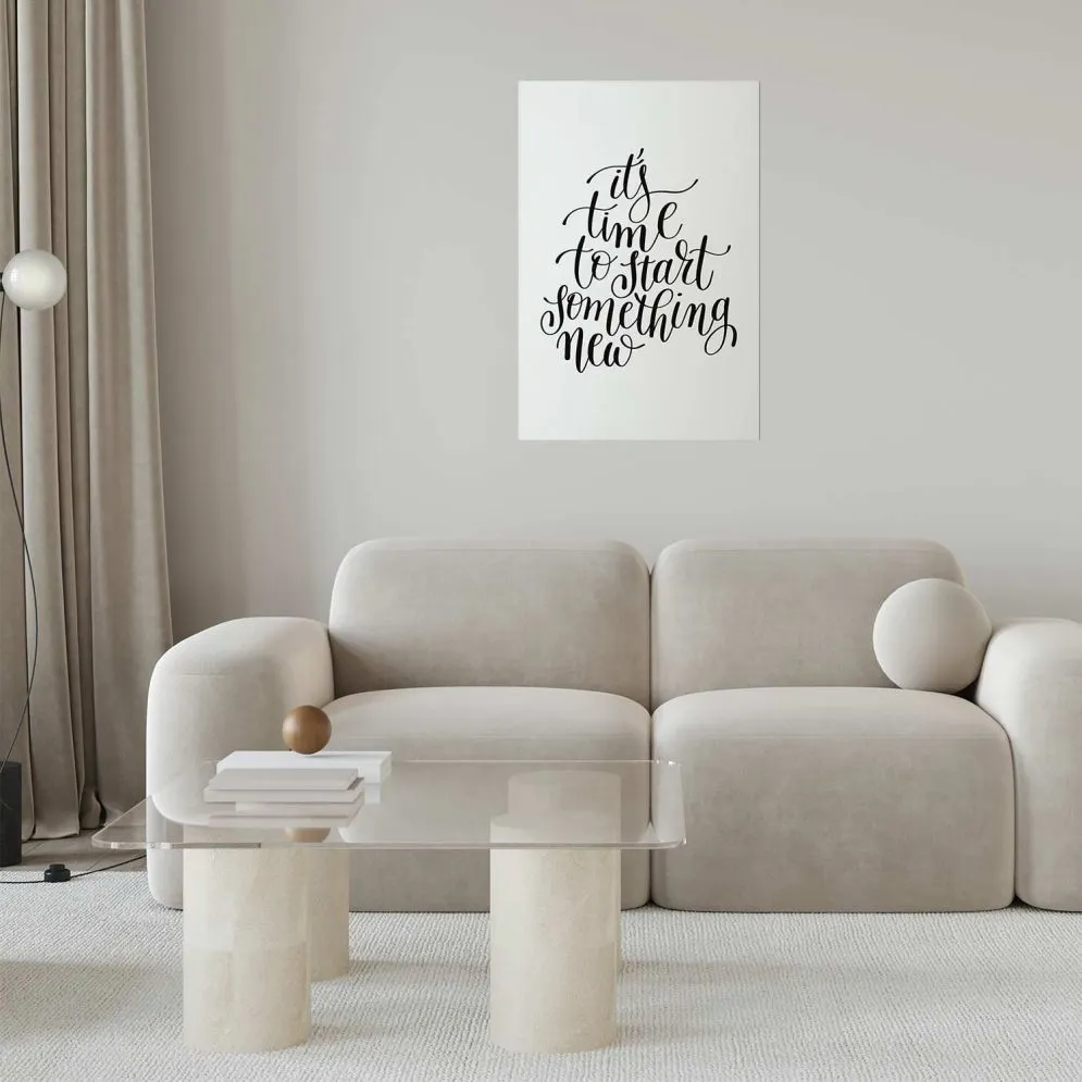 Plakat Something new 40x60 cm bez ramy bez marginesu | MIRAT.