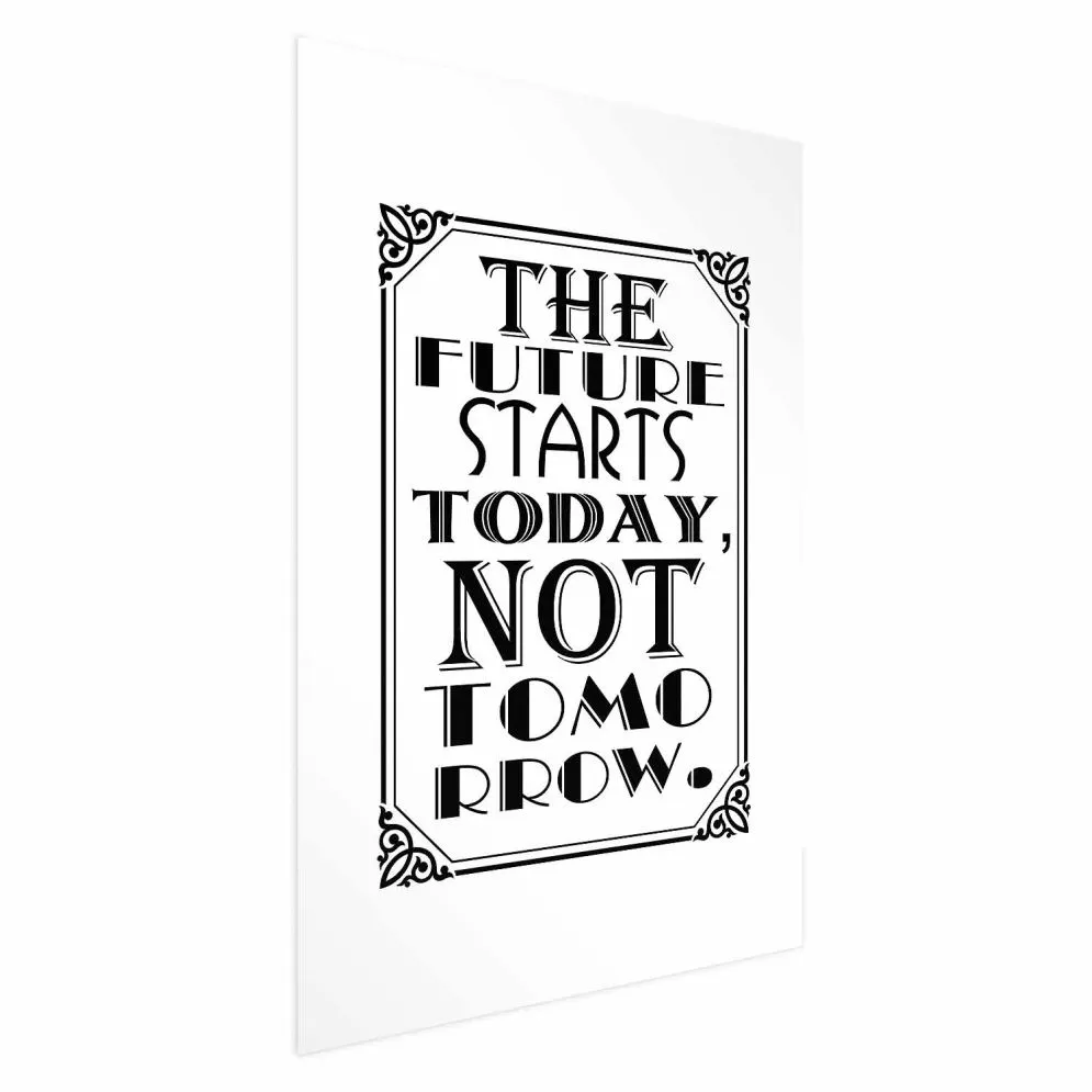 Plakat Future 21x30 cm bez ramy z marginesem | MIRAT.