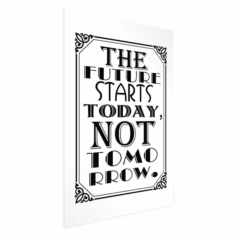 Plakat Future 40x60 cm bez ramy bez marginesu | MIRAT.