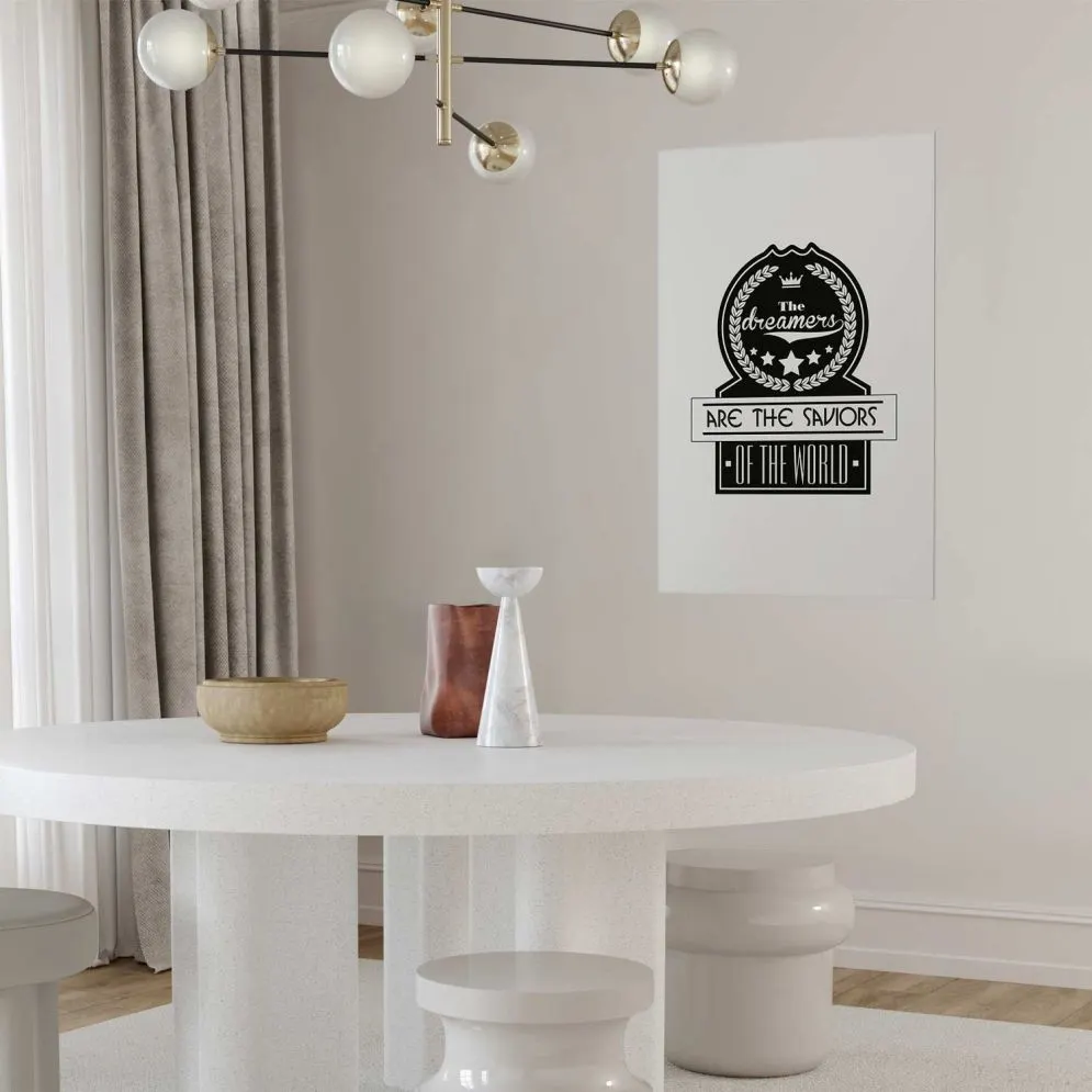 Plakat Dreamers 60x90 cm bez ramy z marginesem | MIRAT.
