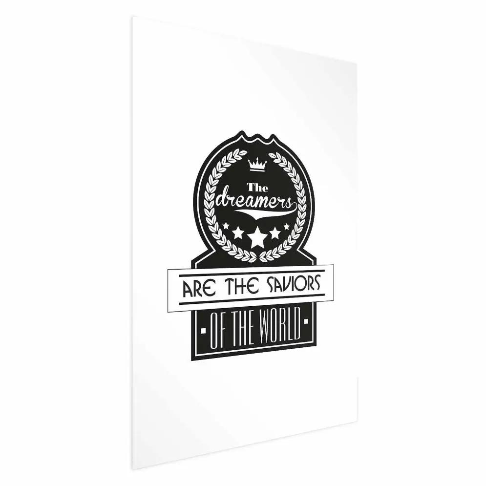 Plakat Dreamers 60x90 cm bez ramy z marginesem | MIRAT.