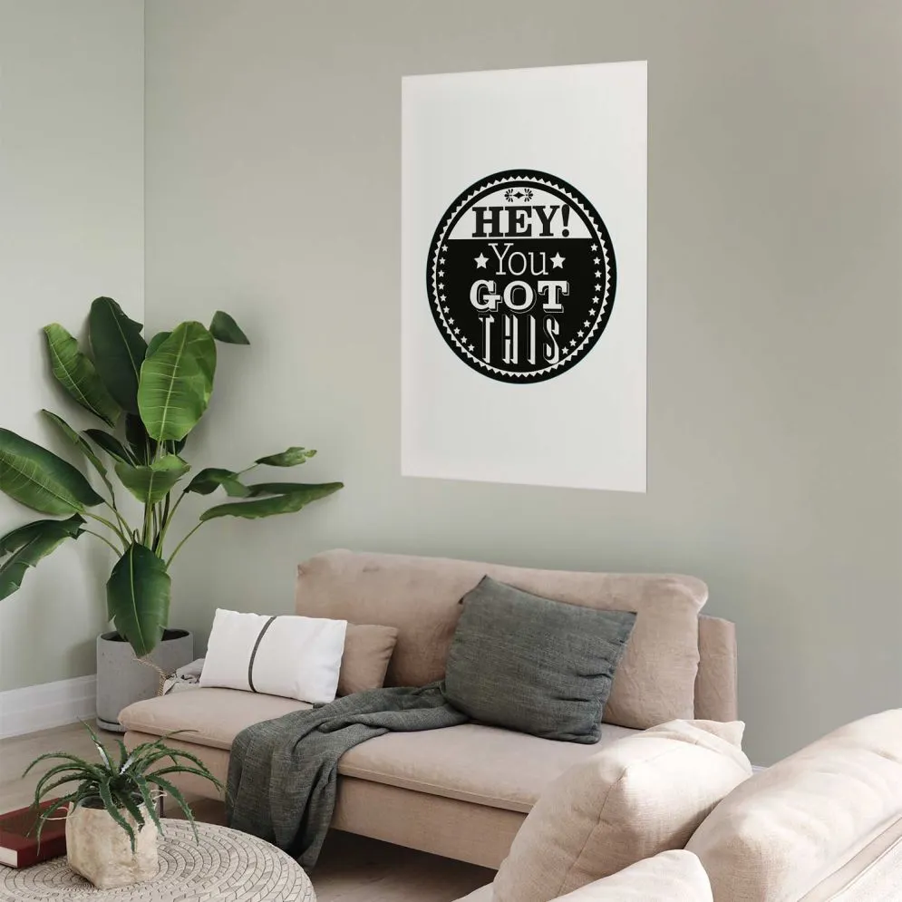 Plakat You got this 21x30 cm bez ramy bez marginesu | MIRAT.