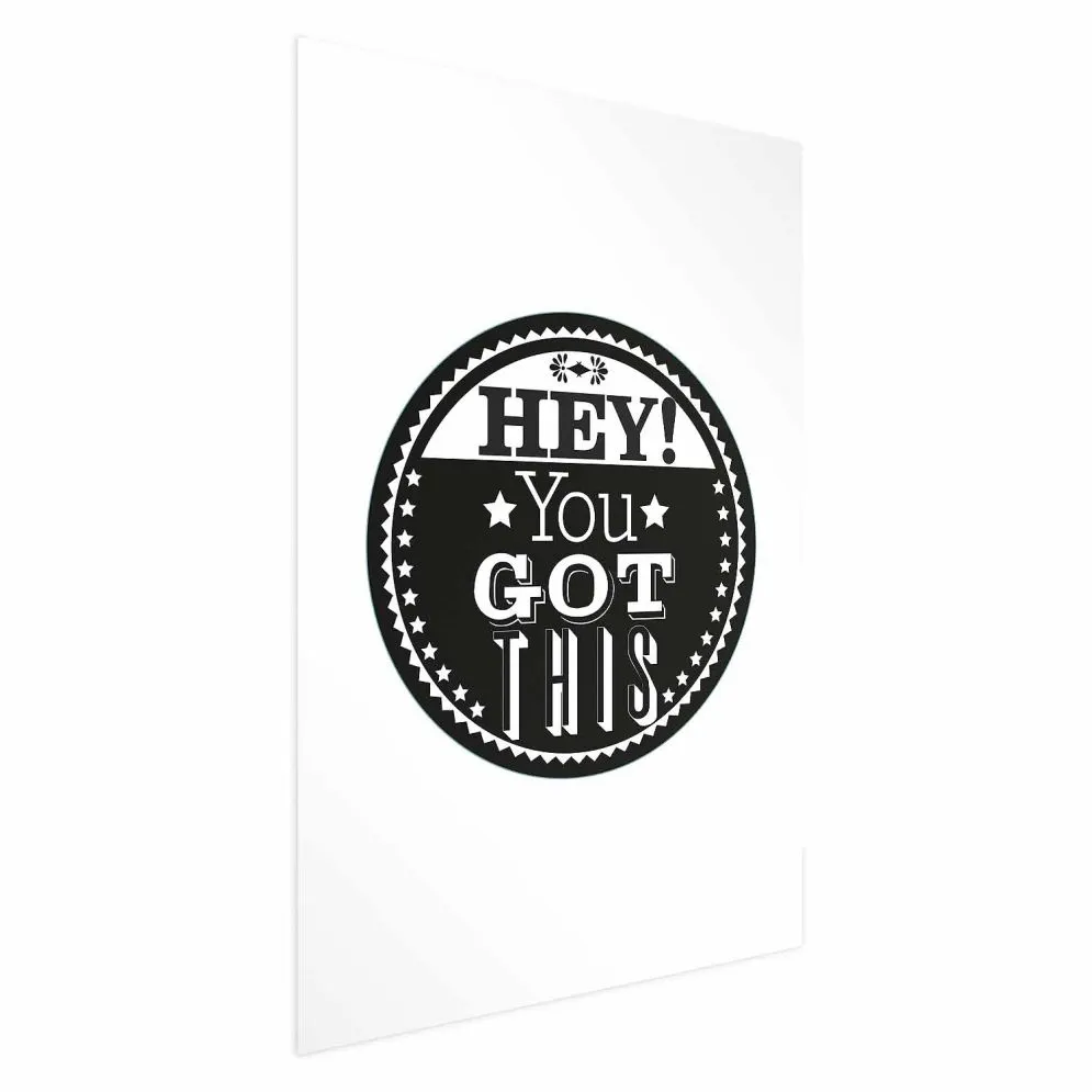 Plakat You got this 21x30 cm bez ramy bez marginesu | MIRAT.