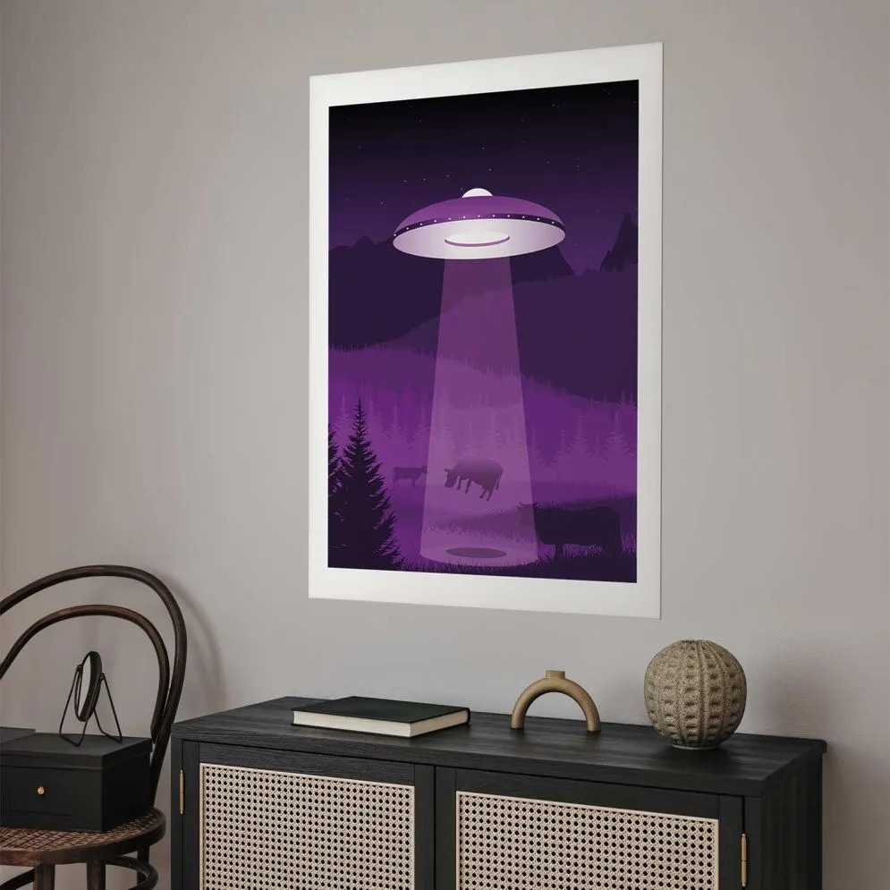 Plakat Ufo 21x30 cm bez ramy z marginesem | MIRAT.