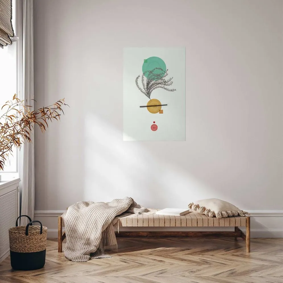 Plakat Roślinna kompozycja 40x60 cm bez ramy bez marginesu | MIRAT.