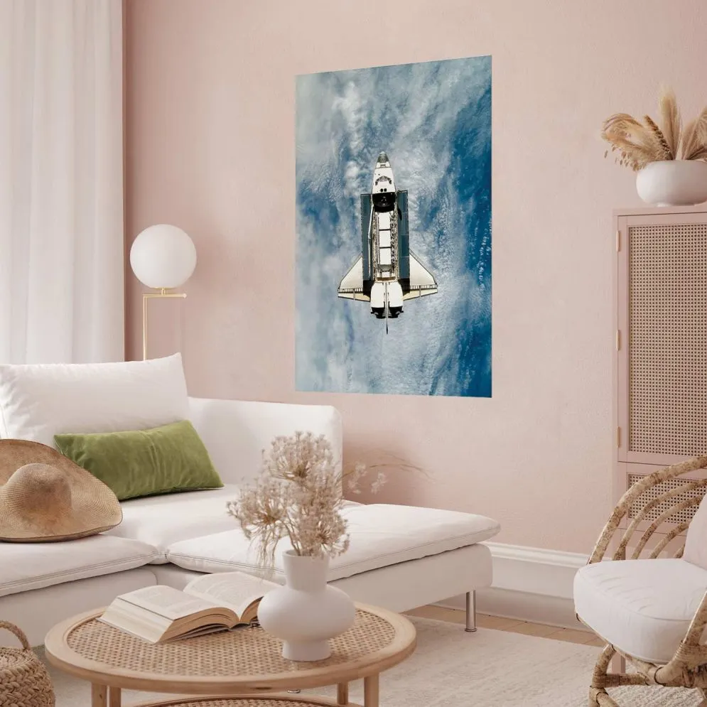 Plakat Wahadłowiec kosmiczny 40x60 cm bez ramy bez marginesu | MIRAT.
