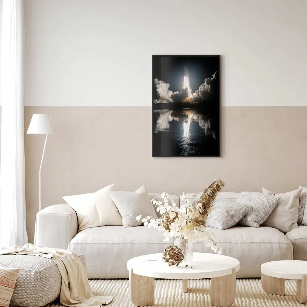 Plakat Udany start 29,7x42 cm z ramą czarną bez marginesu | MIRAT.