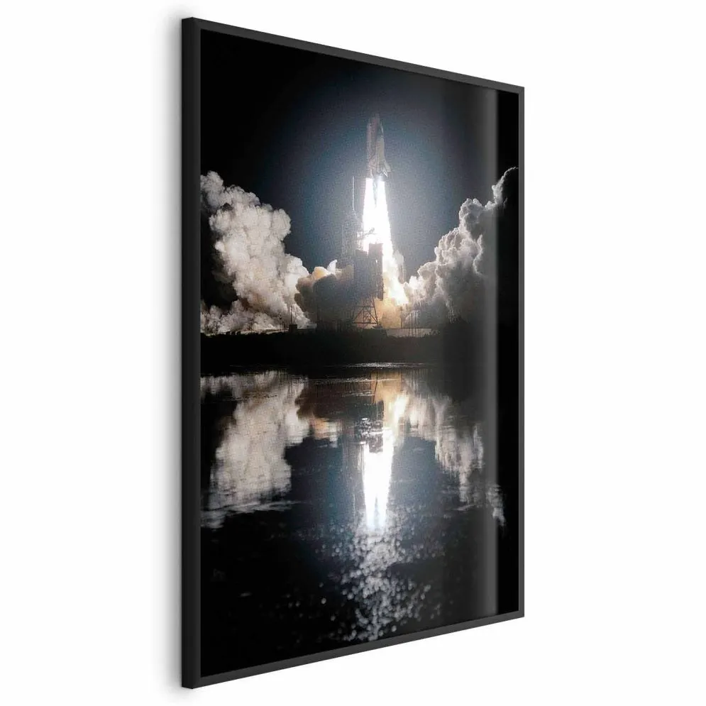 Plakat Udany start 29,7x42 cm z ramą czarną bez marginesu | MIRAT.