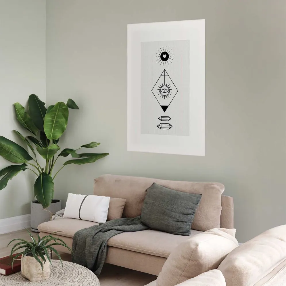 Plakat Symbole 29,7x42 cm bez ramy z marginesem | MIRAT.