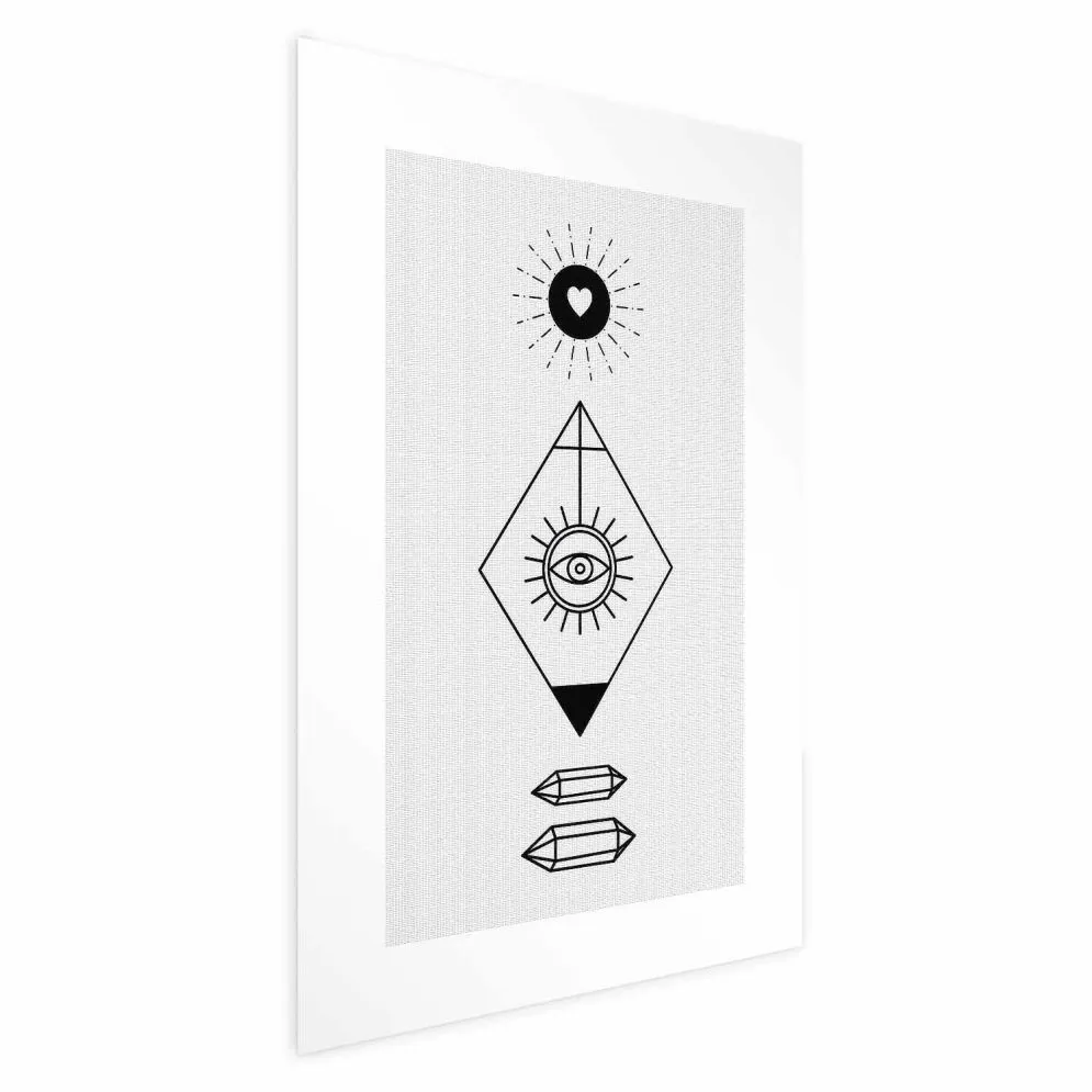 Plakat Symbole 29,7x42 cm bez ramy z marginesem | MIRAT.