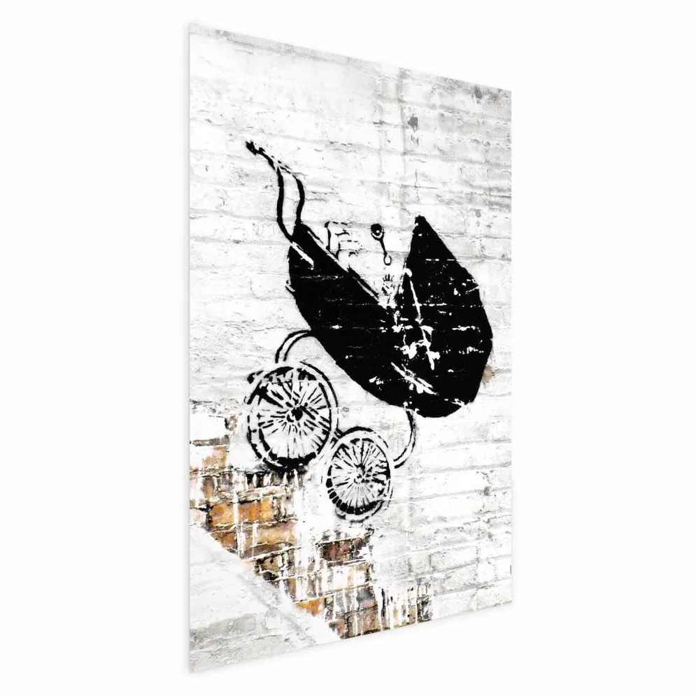 Plakat Pędzący wózek 60x90 cm bez ramy z marginesem | MIRAT.