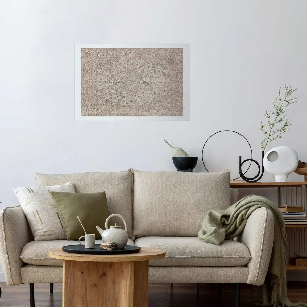 Plakat Piaskowy dywan 90x60 cm bez ramy z marginesem | MIRAT.