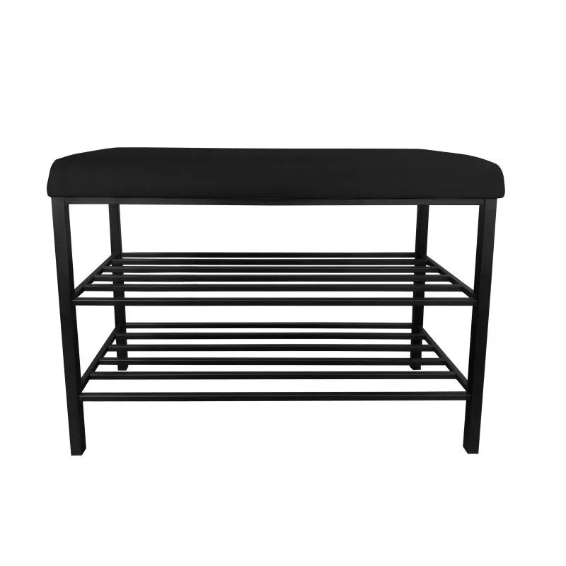 Stojak na buty z siedziskiem GAJA MG19 czarny metalowy I sklep meblowy MIRAT. styl LOFT