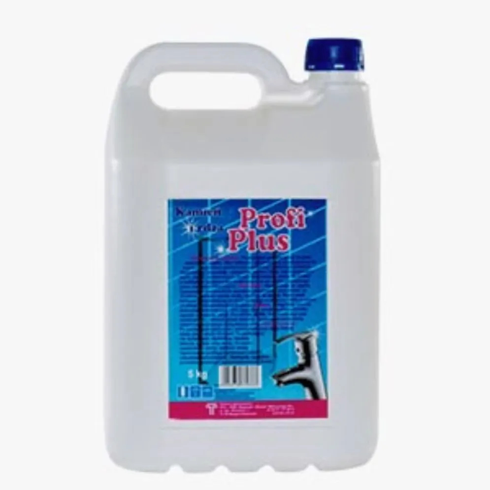 Skuteczny płyn do usuwania kamienia i rdzy PROFI PLUS 5L dezynfekujący I sklep meblowy MIRAT.