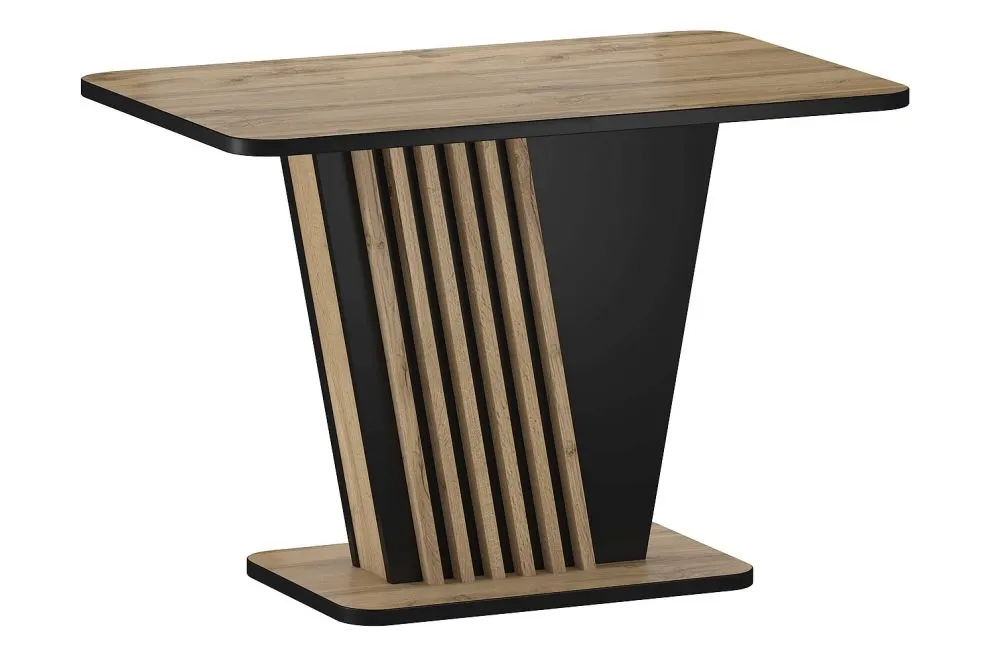 Stół rozkładany NEVIO 125(170)x75 dąb artisan/czarny do jadalni I sklep meblowy MIRAT. styl LOFT