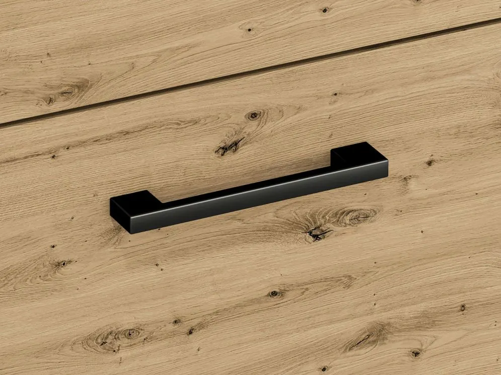 Szafka na buty NIKOLA 70 dąb artisan z szufladą z pełnym wysuwem I sklep meblowy MIRAT. styl LOFT