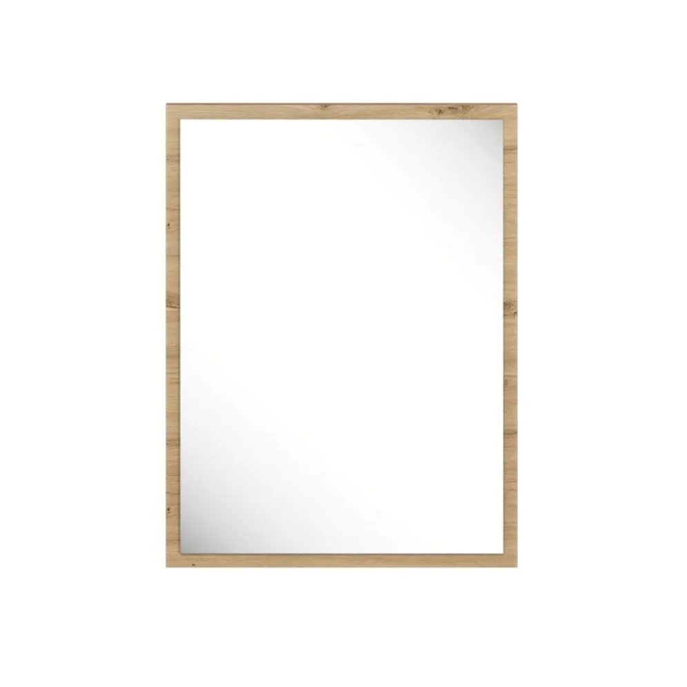 Lustro wiszące NIKOLA 65x50 dąb artisan do przedpokoju I sklep meblowy MIRAT.  kolekcja NIKOLA