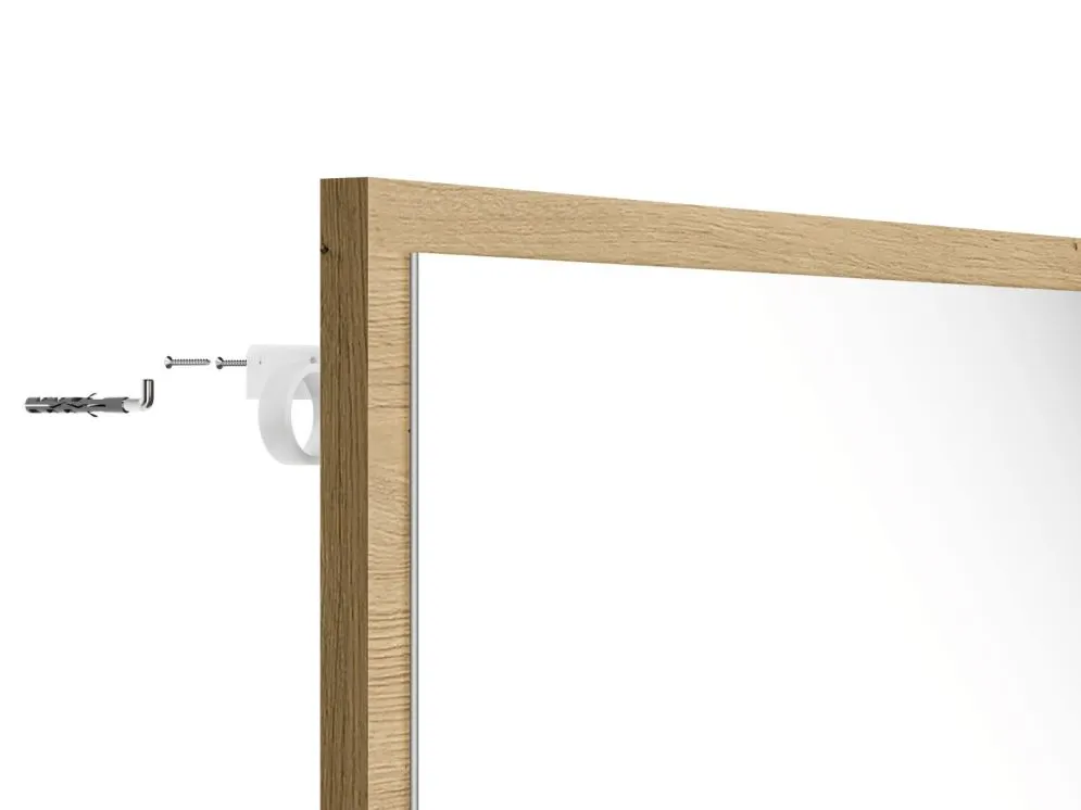 Lustro wiszące NIKOLA 65x50 dąb artisan do przedpokoju I sklep meblowy MIRAT.  kolekcja NIKOLA
