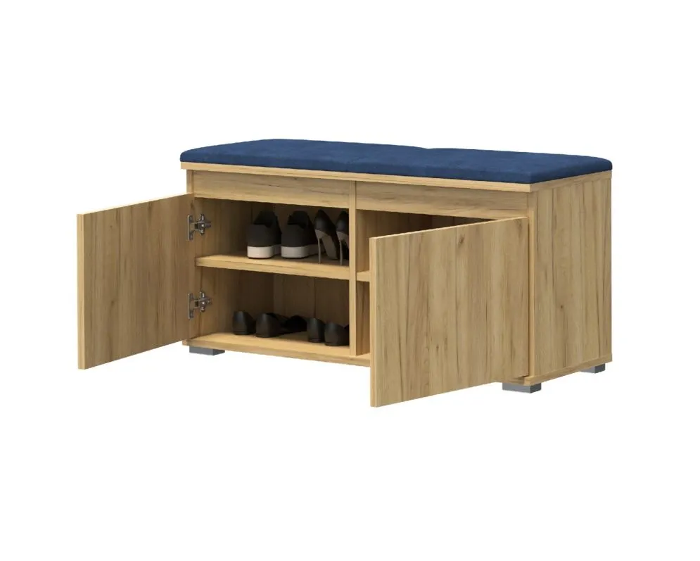 Garderoba do przedpokoju SINGAPUR 154 dąb craft/granatowy I sklep meblowy MIRAT. styl LOFT, SKANDYNAWSKI