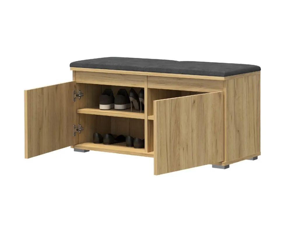 Garderoba do przedpokoju SINGAPUR 154 dąb craft/szary I sklep meblowy MIRAT. styl LOFT, SKANDYNAWSKI