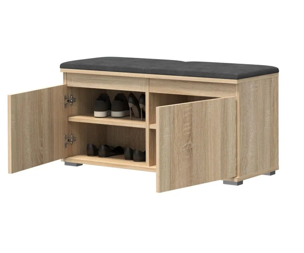 Garderoba do przedpokoju SINGAPUR 154 dąb sonoma/szara I sklep meblowy MIRAT. styl LOFT, SKANDYNAWSKI