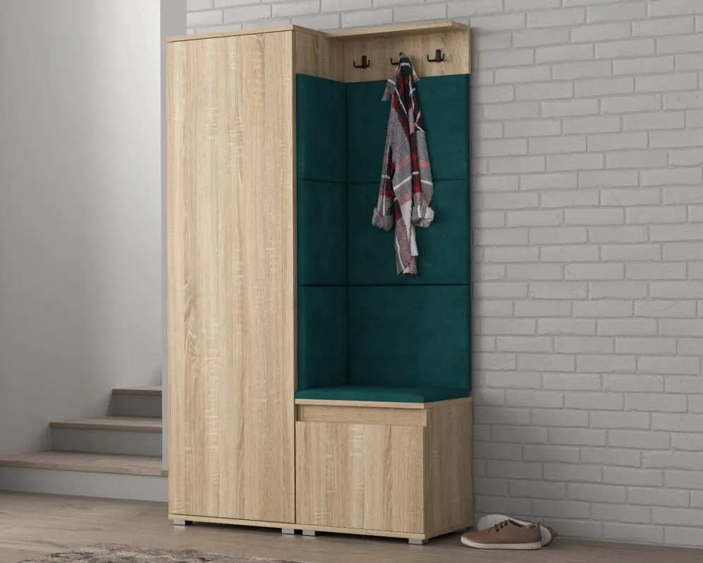 Nowoczesna garderoba do przedpokoju SINGAPUR I sklep meblowy MIRAT. styl LOFT, SKANDYNAWSKI