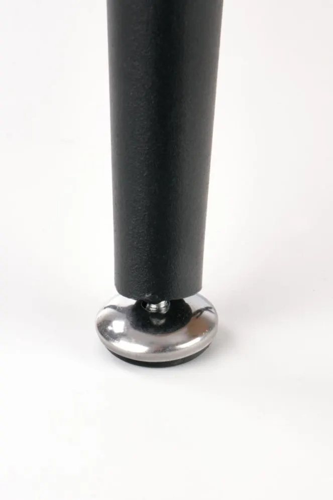 Zestaw 2 stolików kawowych NICEA 2 dąb/czarny na metalowych nogach | MIRAT. styl LOFT