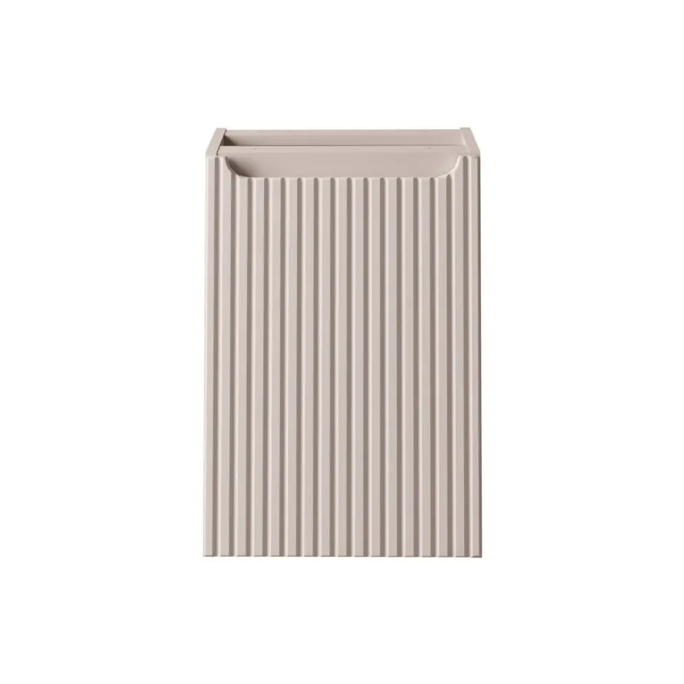 Szafka łazienkowa NOVA CASHMERE 81-40-1D 40cm kaszmirowa z koszem pod blat I sklep meblowy MIRAT. styl RYFLOWANY