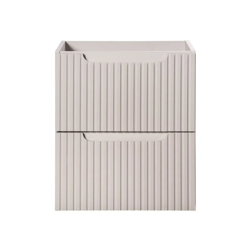 Szafka pod umywalkę NOVA CASHMERE 82-50-2S 50cm kaszmirowa ryflowane fronty I sklep meblowy MIRAT. styl RYFLOWANY