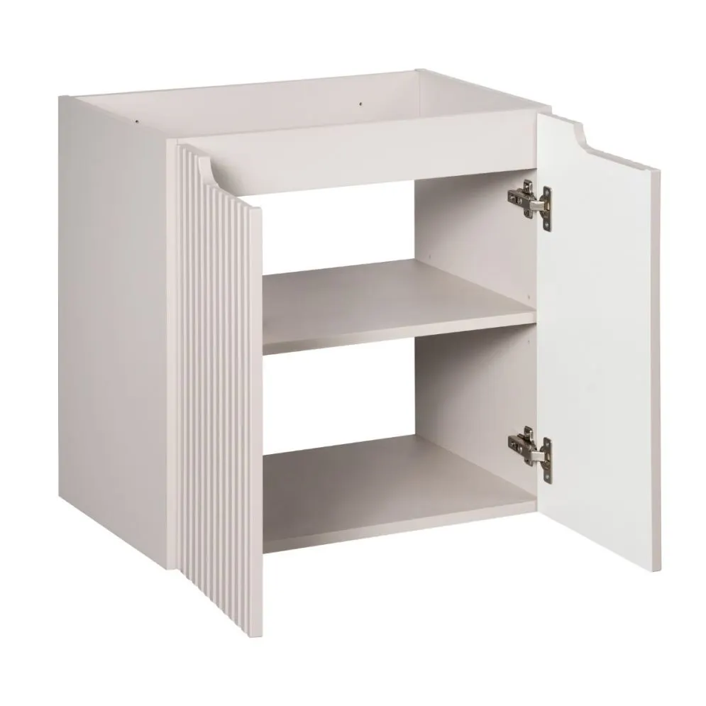 Szafka pod umywalkę NOVA CASHMERE 82-60-2D 60cm kaszmirowa wisząca I sklep meblowy MIRAT. styl RYFLOWANY