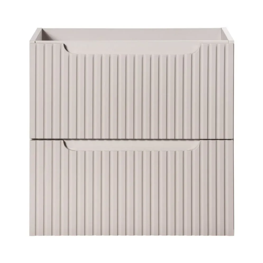 Szafka pod umywalkę NOVA CASHMERE 82-60-2S 60cm kaszmirowa z szufladami I sklep meblowy MIRAT. styl RYFLOWANY