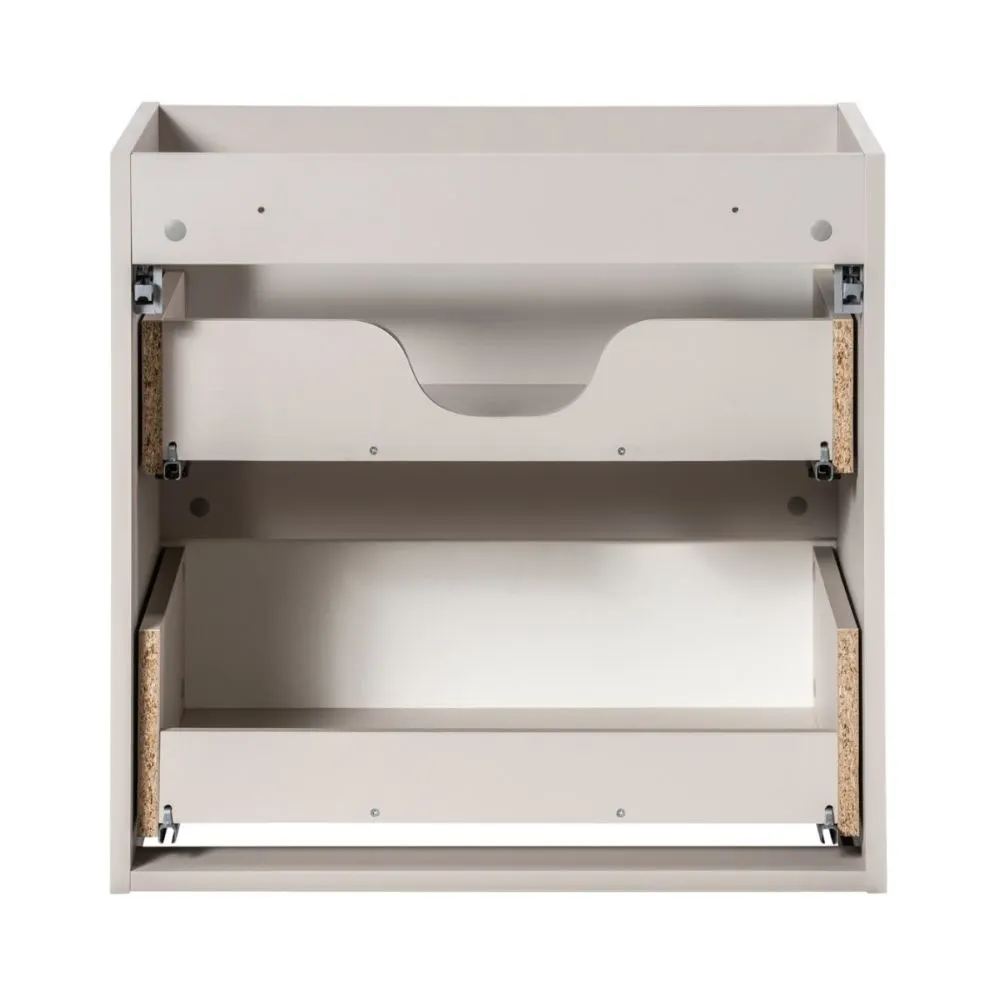 Szafka pod umywalkę NOVA CASHMERE 82-60-2S 60cm kaszmirowa z szufladami I sklep meblowy MIRAT. styl RYFLOWANY