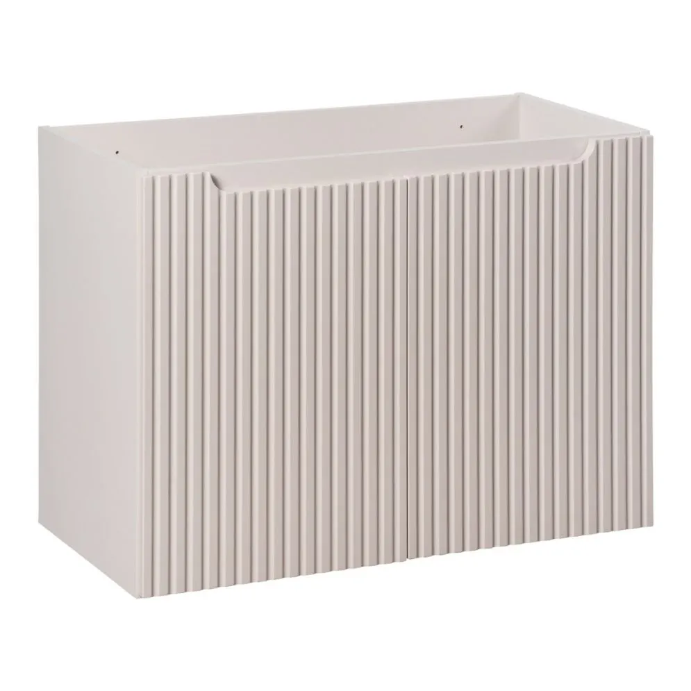 Szafka pod umywalkę NOVA CASHMERE 82-80-2D 80cm kaszmirowa dwudrzwiowa I sklep meblowy MIRAT. styl RYFLOWANY