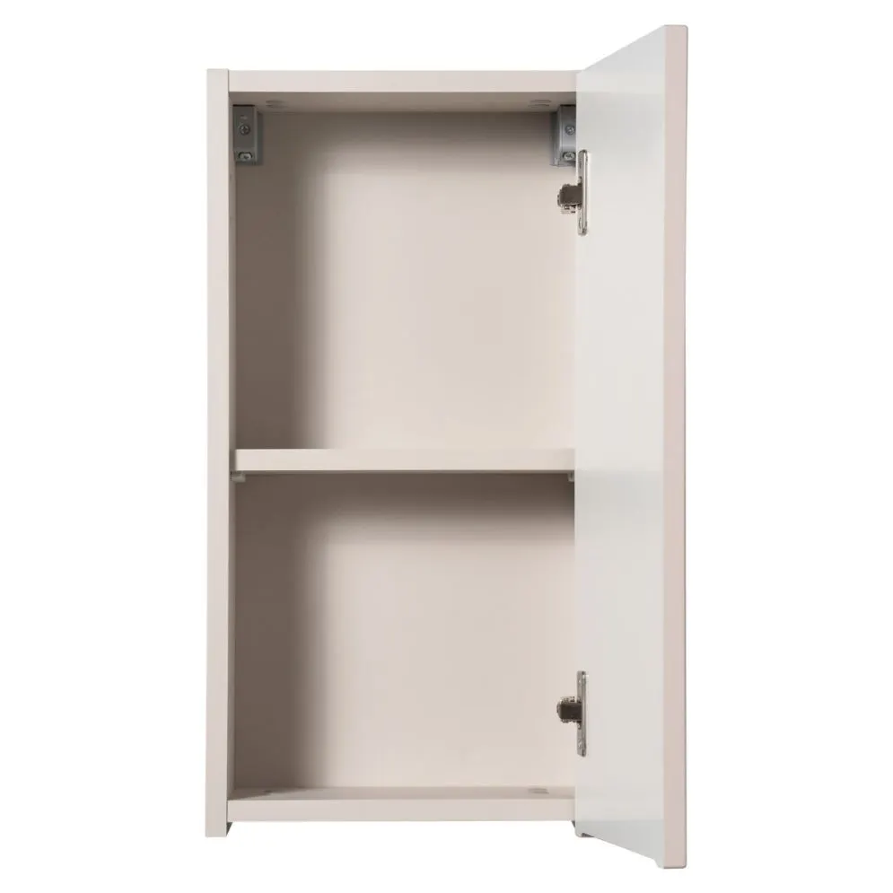 Szafka łazienkowa NOVA CASHMERE 83-30-1D 30cm kaszmirowa z półkami I sklep meblowy MIRAT. styl RYFLOWANY kolekcja NOVA