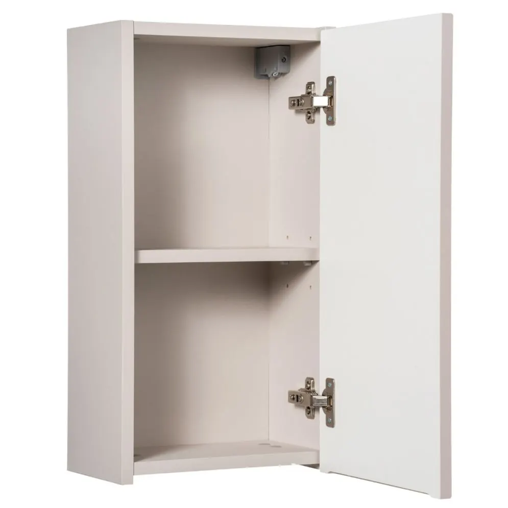 Szafka łazienkowa NOVA CASHMERE 83-30-1D 30cm kaszmirowa z półkami I sklep meblowy MIRAT. styl RYFLOWANY kolekcja NOVA