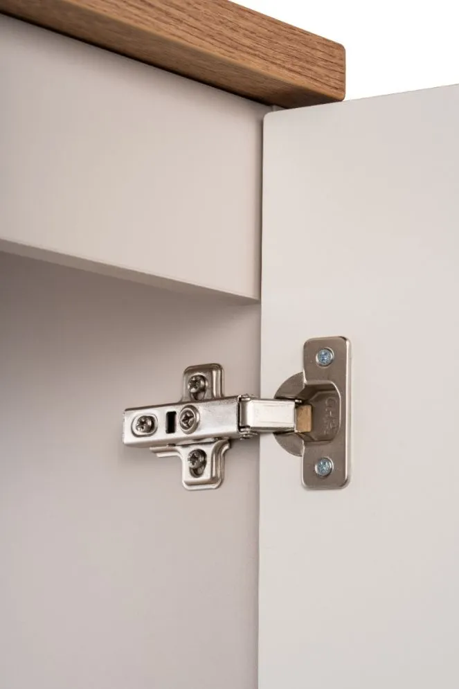 Szafka pod umywalkę NOVA CASHMERE 82-50-2D 50cm kaszmirowa z cichym domykiem I sklep meblowy MIRAT. styl RYFLOWANY