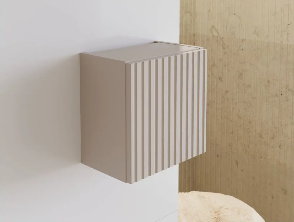 Szafka łazienkowa NOVA CASHMERE 83-30-1DQ 30x30cm kaszmirowa Qubik I sklep meblowy MIRAT. styl RYFLOWANY kolekcja NOVA