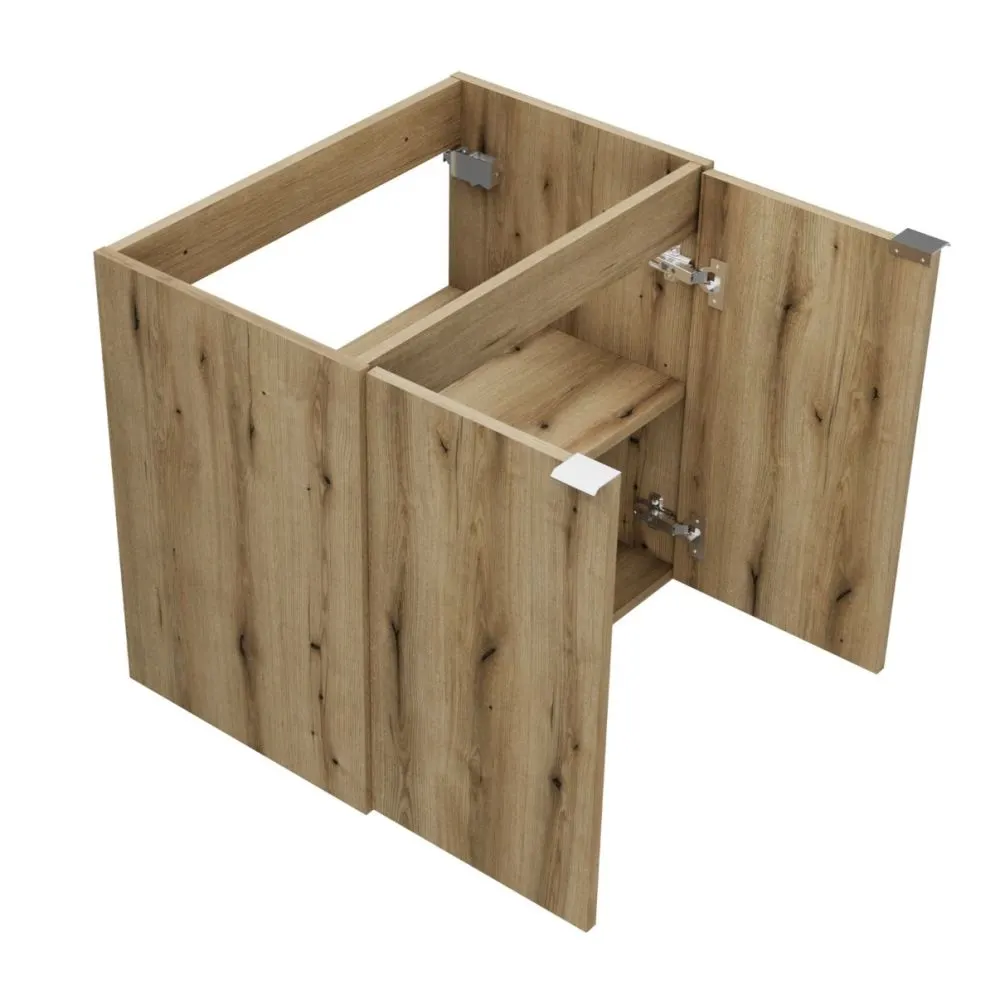 Szafka pod umywalkę NOVA OAK 82-60-2D 60cm dąb coast evoke z cichym domykiem I sklep meblowy MIRAT. styl SKANDYNAWSKI