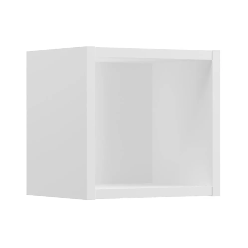 Półka wisząca NOVA WHITE 83-27-Q 27x25cm biała kwadratowa I sklep meblowy MIRAT. styl SKANDYNAWSKI kolekcja NOVA