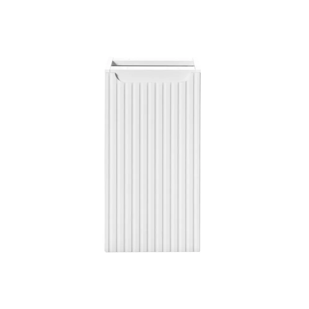 Szafka łazienkowa NOVA WHITE 81-30-1D 30cm biała z cichym domykiem I sklep meblowy MIRAT. styl RYFLOWANY